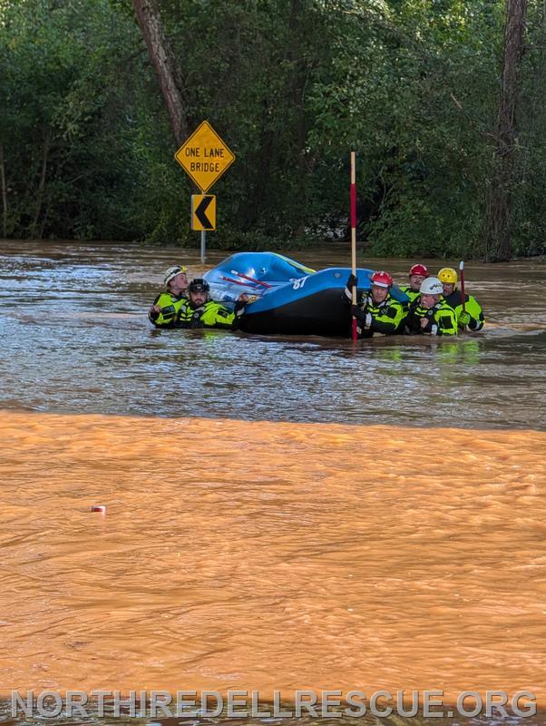 Davie and North Iredell Rescue on water event